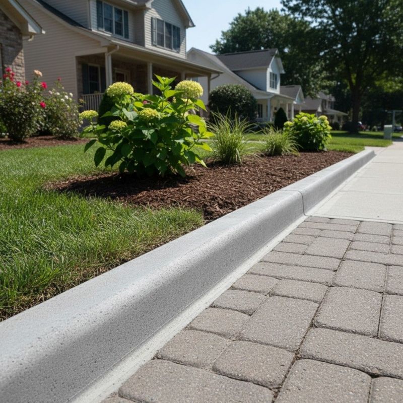 Garden Curbing Installation detail